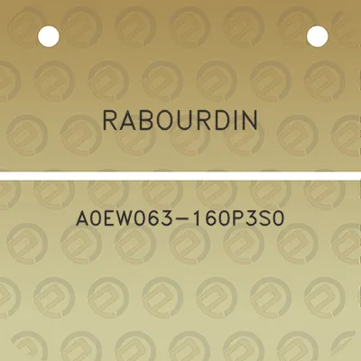 rabourdin-a0ew063-160p3s0