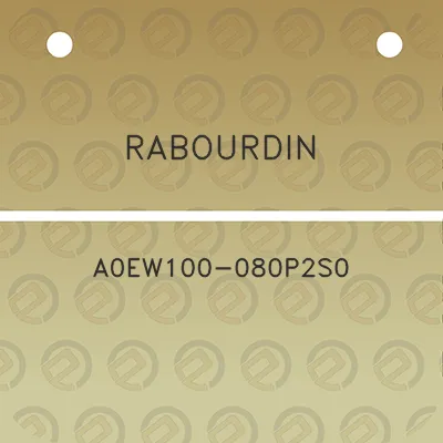 rabourdin-a0ew100-080p2s0