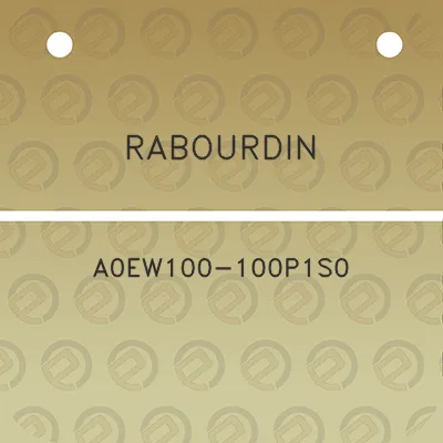 rabourdin-a0ew100-100p1s0