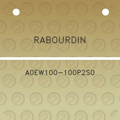 rabourdin-a0ew100-100p2s0