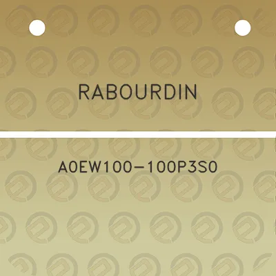 rabourdin-a0ew100-100p3s0