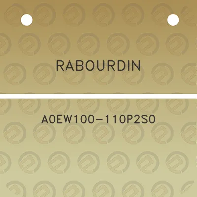 rabourdin-a0ew100-110p2s0