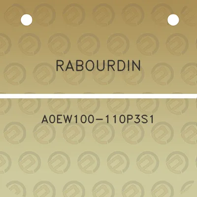 rabourdin-a0ew100-110p3s1