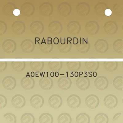 rabourdin-a0ew100-130p3s0