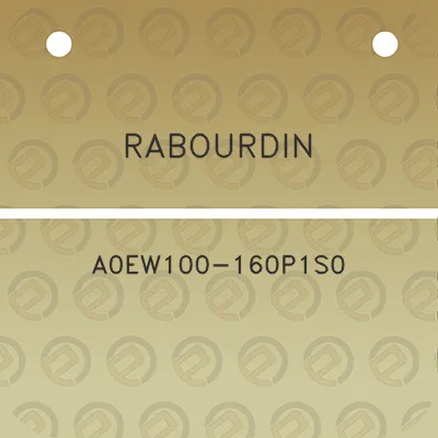 rabourdin-a0ew100-160p1s0