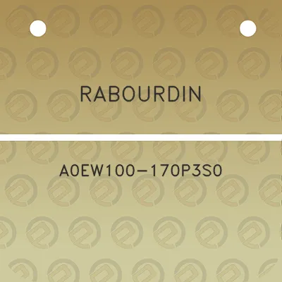 rabourdin-a0ew100-170p3s0