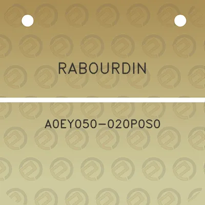 rabourdin-a0ey050-020p0s0