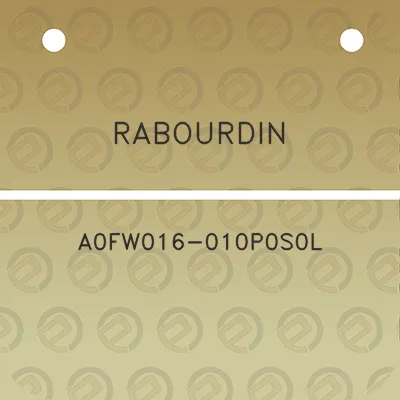 rabourdin-a0fw016-010p0s0l