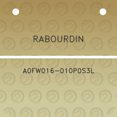 rabourdin-a0fw016-010p0s3l