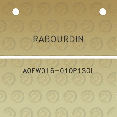 rabourdin-a0fw016-010p1s0l