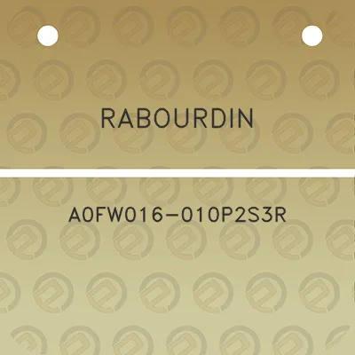 rabourdin-a0fw016-010p2s3r