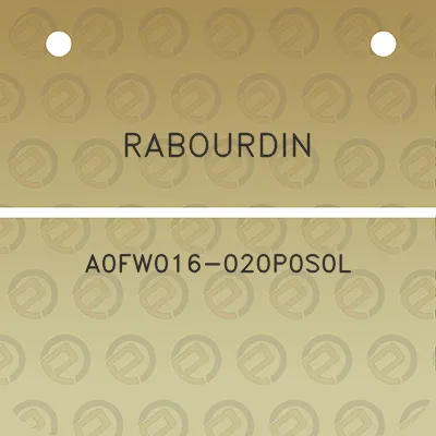 rabourdin-a0fw016-020p0s0l