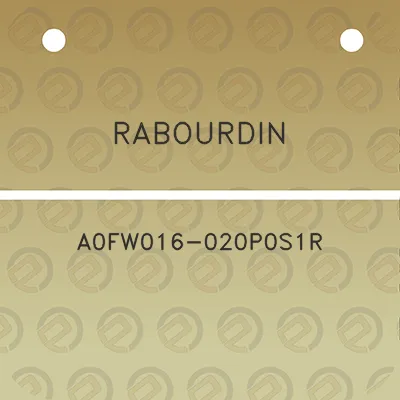 rabourdin-a0fw016-020p0s1r