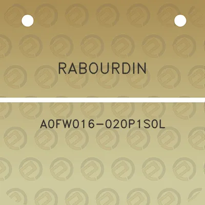 rabourdin-a0fw016-020p1s0l