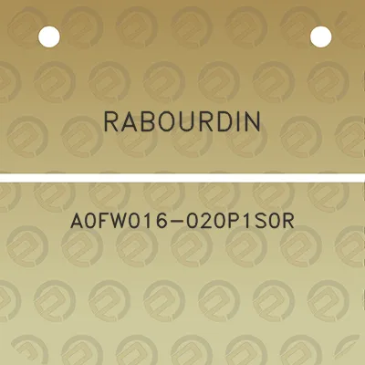 rabourdin-a0fw016-020p1s0r