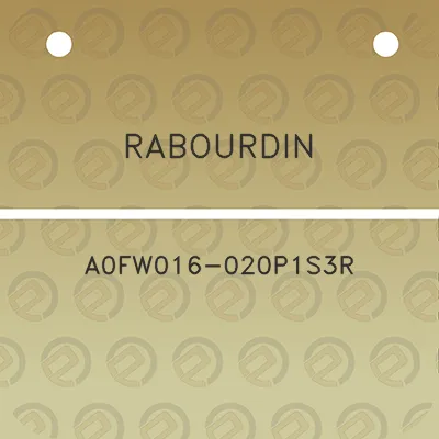 rabourdin-a0fw016-020p1s3r