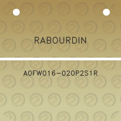 rabourdin-a0fw016-020p2s1r