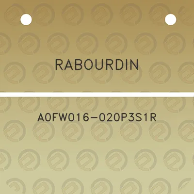 rabourdin-a0fw016-020p3s1r