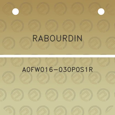 rabourdin-a0fw016-030p0s1r