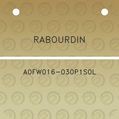 rabourdin-a0fw016-030p1s0l