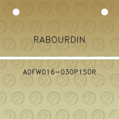rabourdin-a0fw016-030p1s0r
