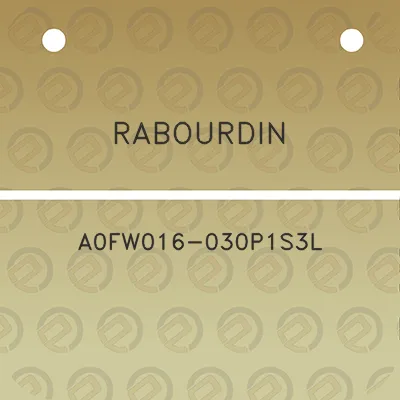 rabourdin-a0fw016-030p1s3l