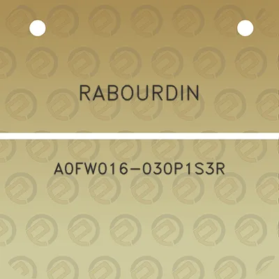 rabourdin-a0fw016-030p1s3r