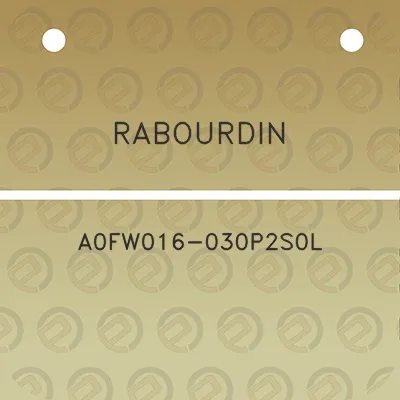 rabourdin-a0fw016-030p2s0l