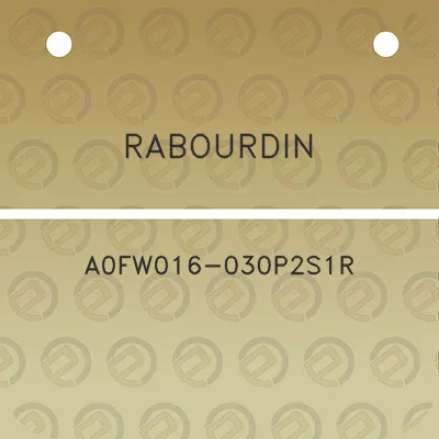 rabourdin-a0fw016-030p2s1r