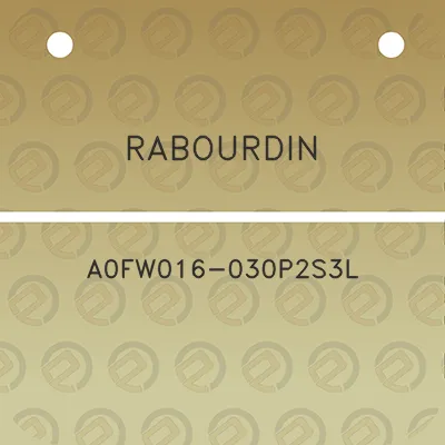 rabourdin-a0fw016-030p2s3l