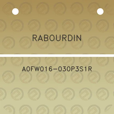 rabourdin-a0fw016-030p3s1r