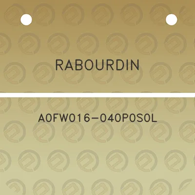 rabourdin-a0fw016-040p0s0l