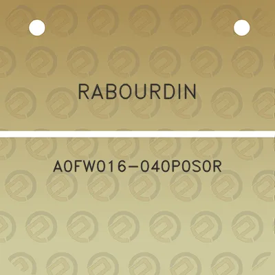 rabourdin-a0fw016-040p0s0r