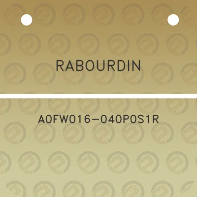 rabourdin-a0fw016-040p0s1r