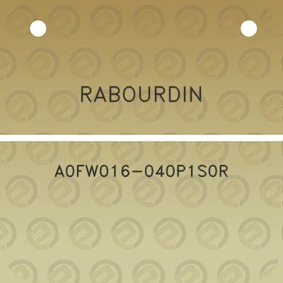 rabourdin-a0fw016-040p1s0r