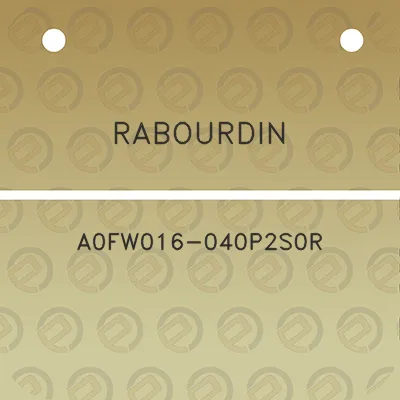 rabourdin-a0fw016-040p2s0r