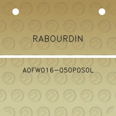 rabourdin-a0fw016-050p0s0l