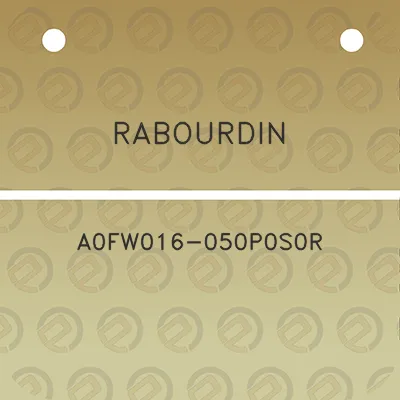 rabourdin-a0fw016-050p0s0r