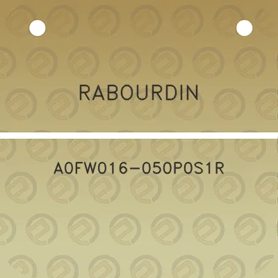 rabourdin-a0fw016-050p0s1r