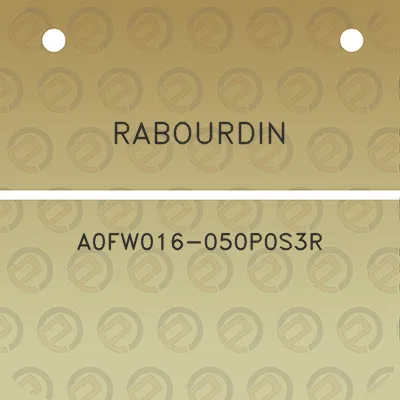 rabourdin-a0fw016-050p0s3r