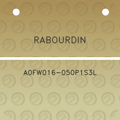 rabourdin-a0fw016-050p1s3l