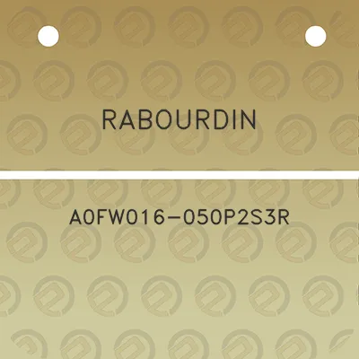 rabourdin-a0fw016-050p2s3r