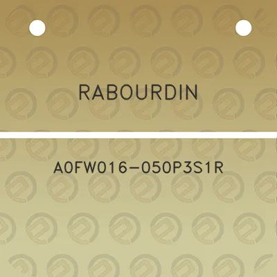 rabourdin-a0fw016-050p3s1r