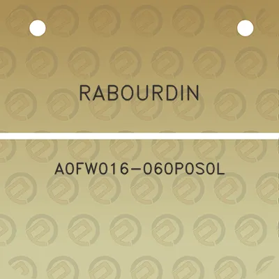 rabourdin-a0fw016-060p0s0l