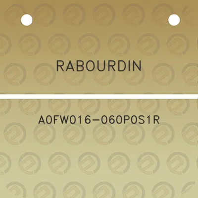 rabourdin-a0fw016-060p0s1r