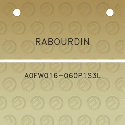 rabourdin-a0fw016-060p1s3l