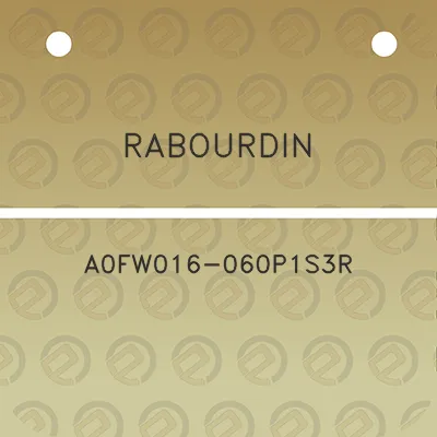 rabourdin-a0fw016-060p1s3r