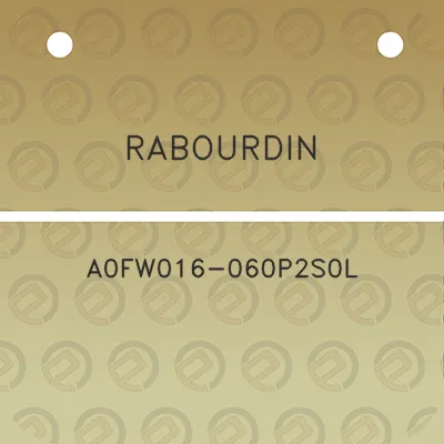 rabourdin-a0fw016-060p2s0l