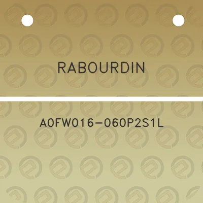 rabourdin-a0fw016-060p2s1l