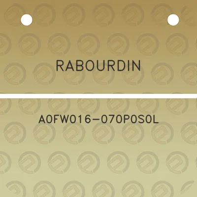 rabourdin-a0fw016-070p0s0l